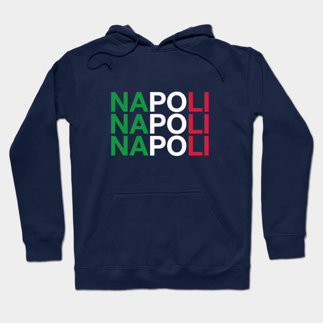 NAPOLI Italian Flag Hoodie by eyesblau